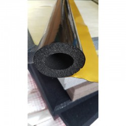28x13 mm zwarte leidingisolatie